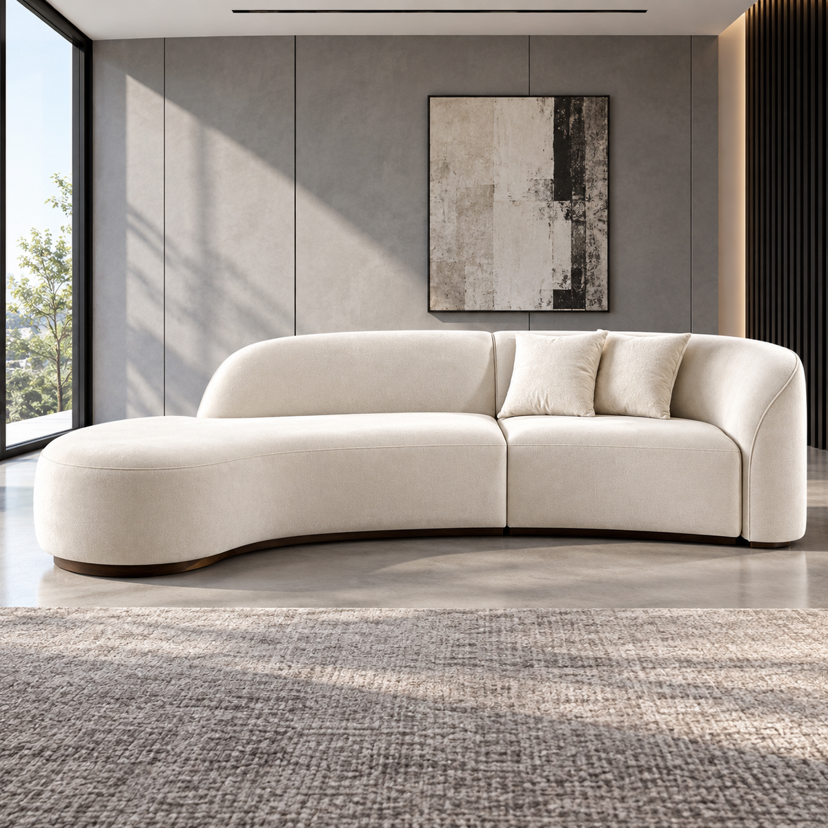 Aria Sculpted Sofa