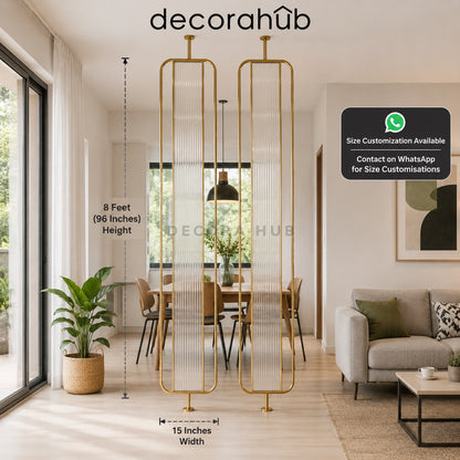 Elegant Metal Partition For Living Room