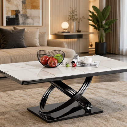 Kapil Centre table With Black Base