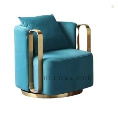 Blue Luxurious Revolving Chair