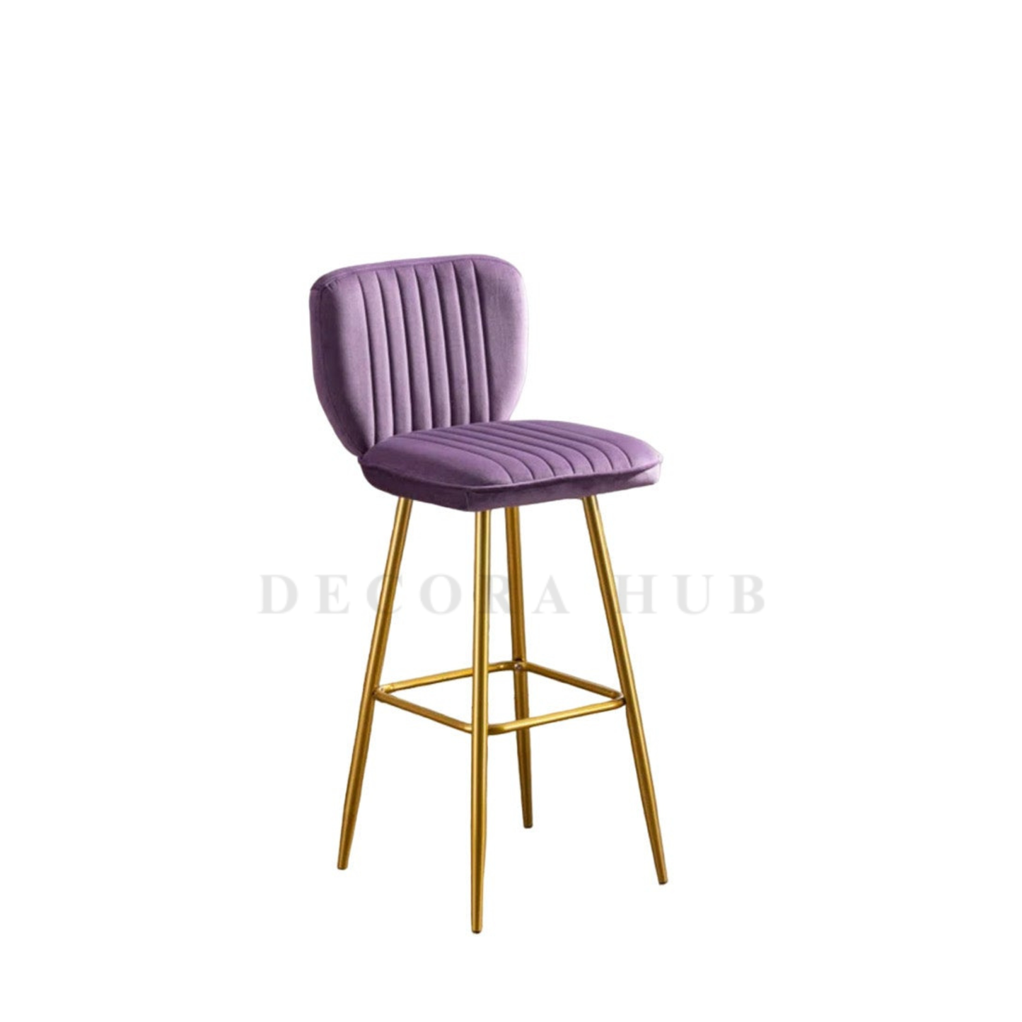 The Royal Wingback Velvet Stool