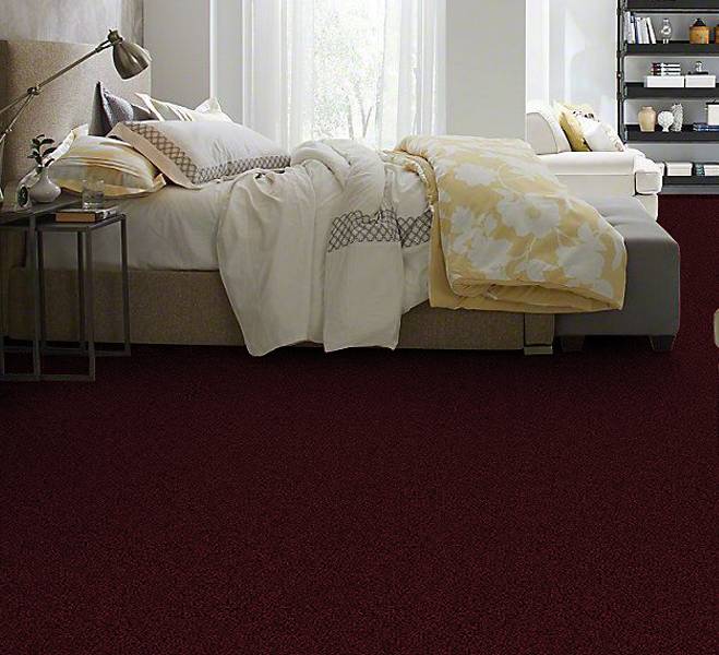 Silky Plus Cherry Red Wall To Wall Carpet