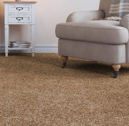 Silky Plus Beige Wall To Wall Carpet