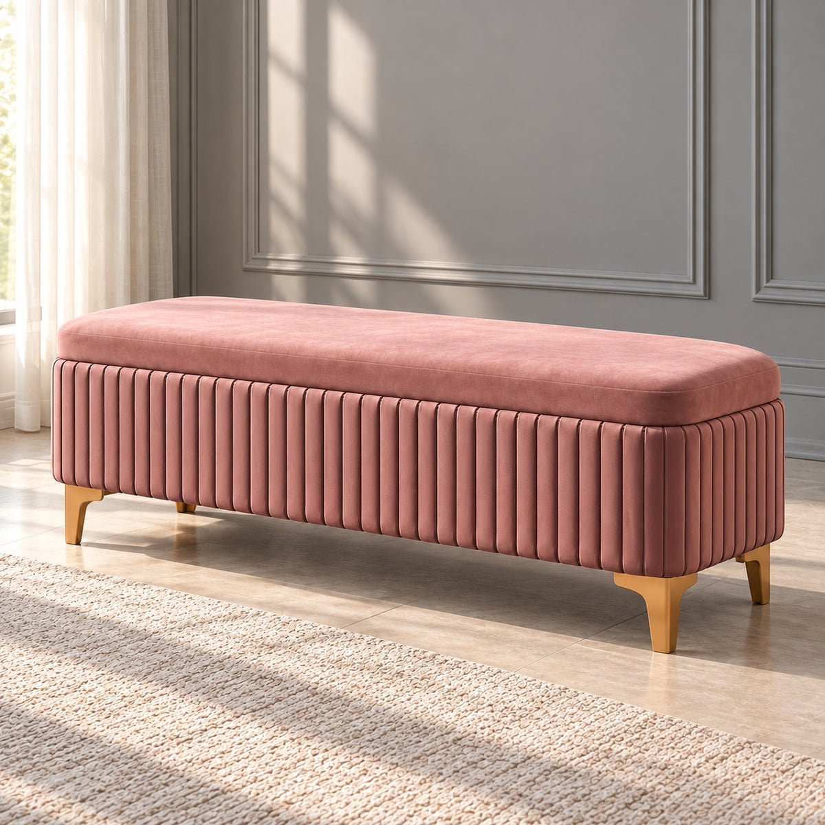 Roselle Channel Bench