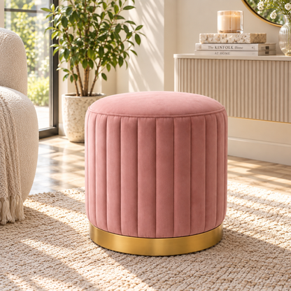 Pink Royale Ottoman