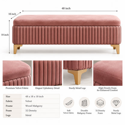 Roselle Channel Bench