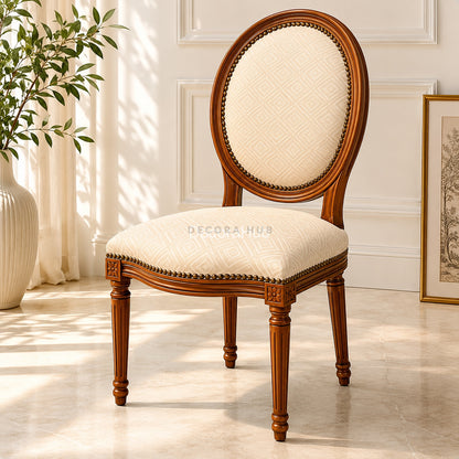 Classic Round Wooden Dining Chair
