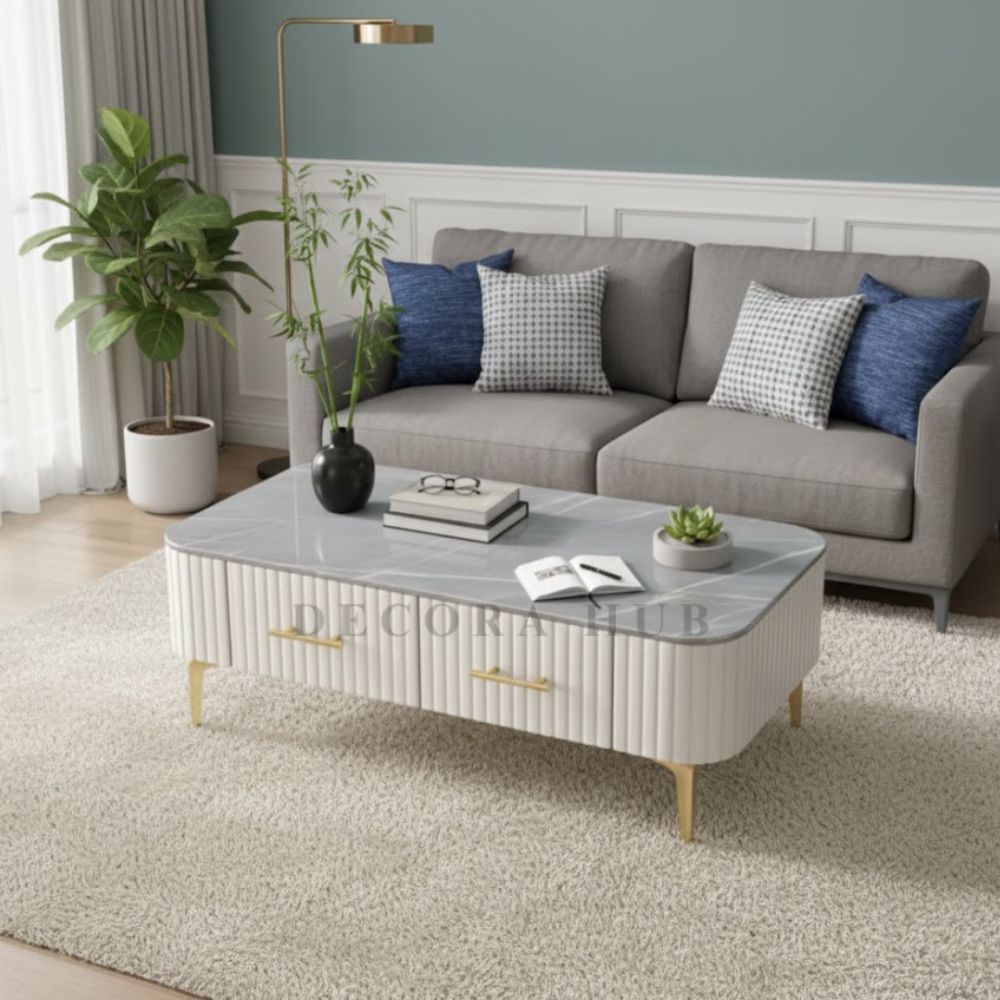 Rectangle Shape Coffee Table for Living Room