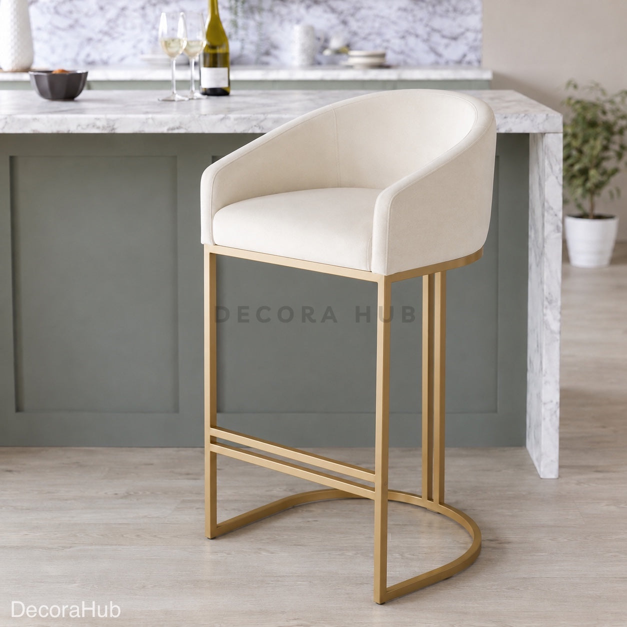 Vero Ivory Counter Stool