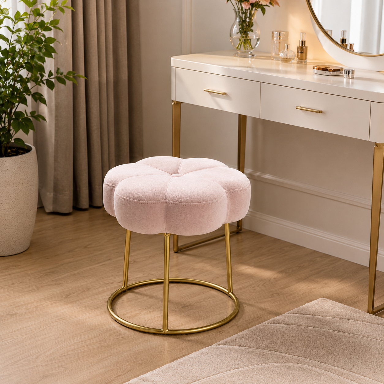 Petal Grace Ottoman