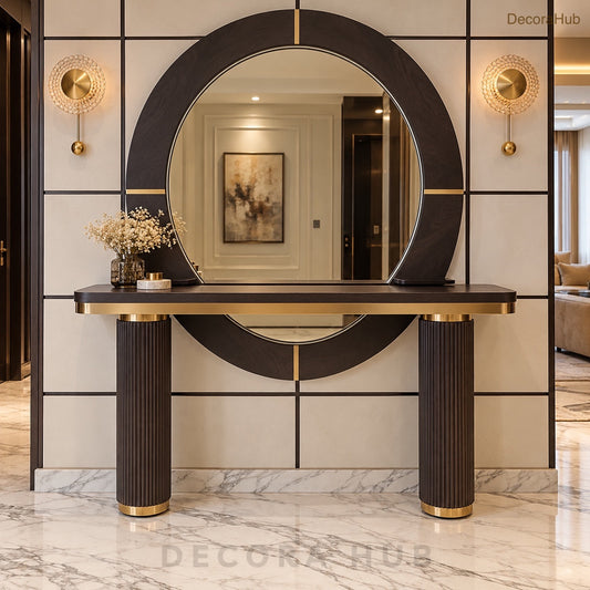Amara Fluted Entryway Table