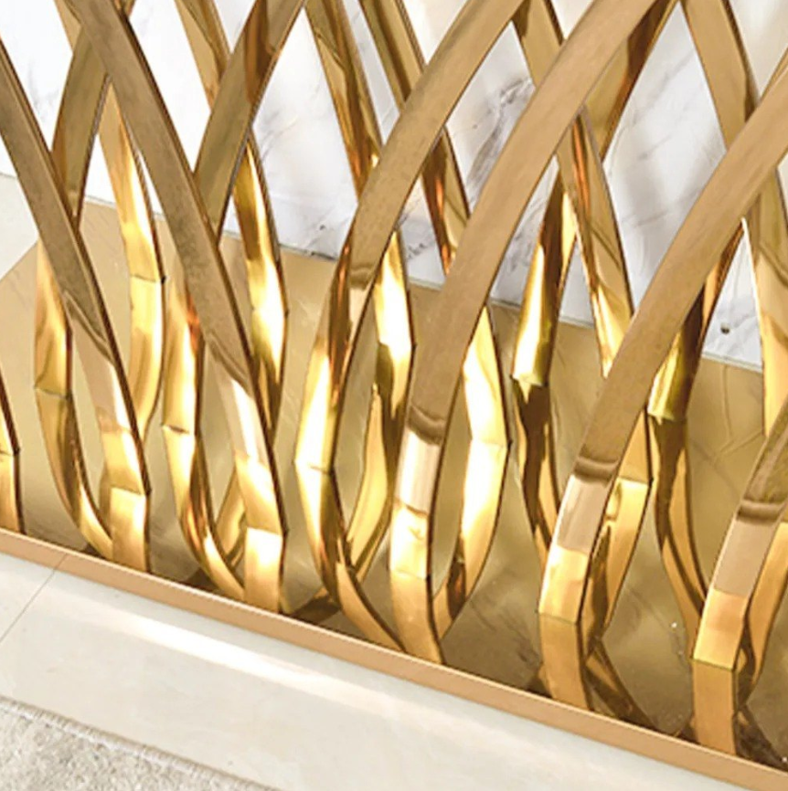 Alex Golden Decorative Console Table - image 7