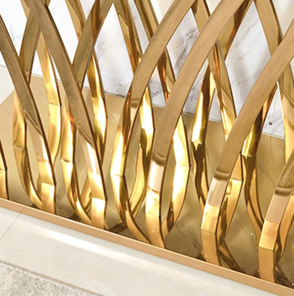 Alex Golden Decorative Console Table - image 7