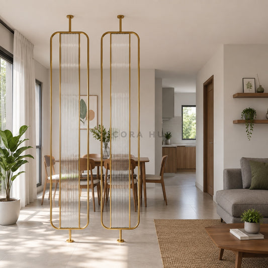 Elegant Metal Partition For Living Room