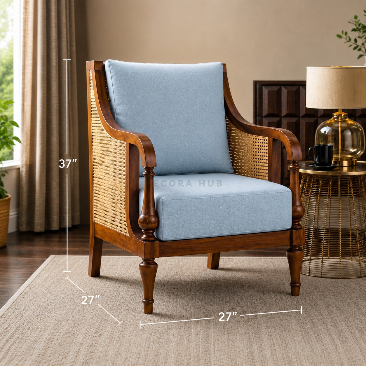 Rattan Single Seater Sofa