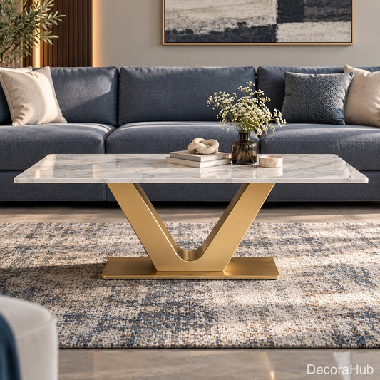 Modern V Rectangular Centre Table