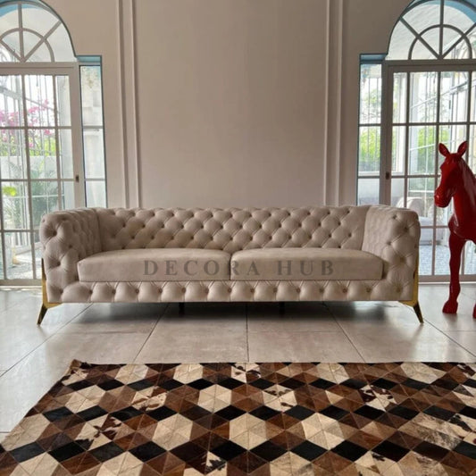 Beige Chesterfield Sofa