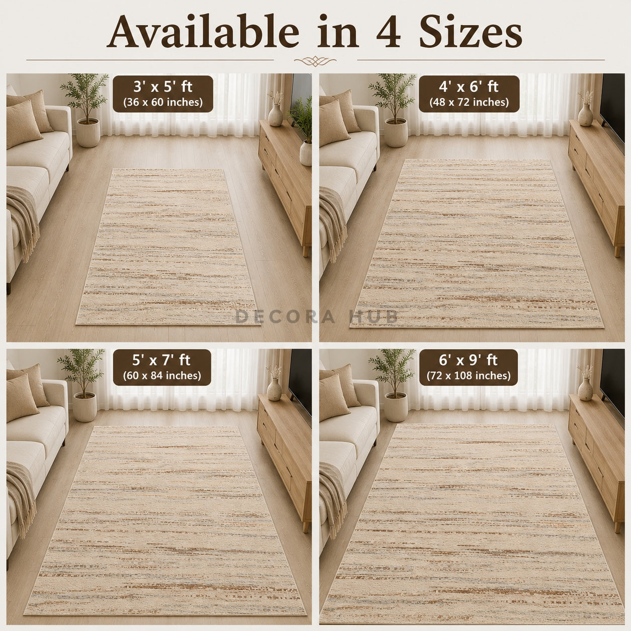Mesh Linear Designer Carpet