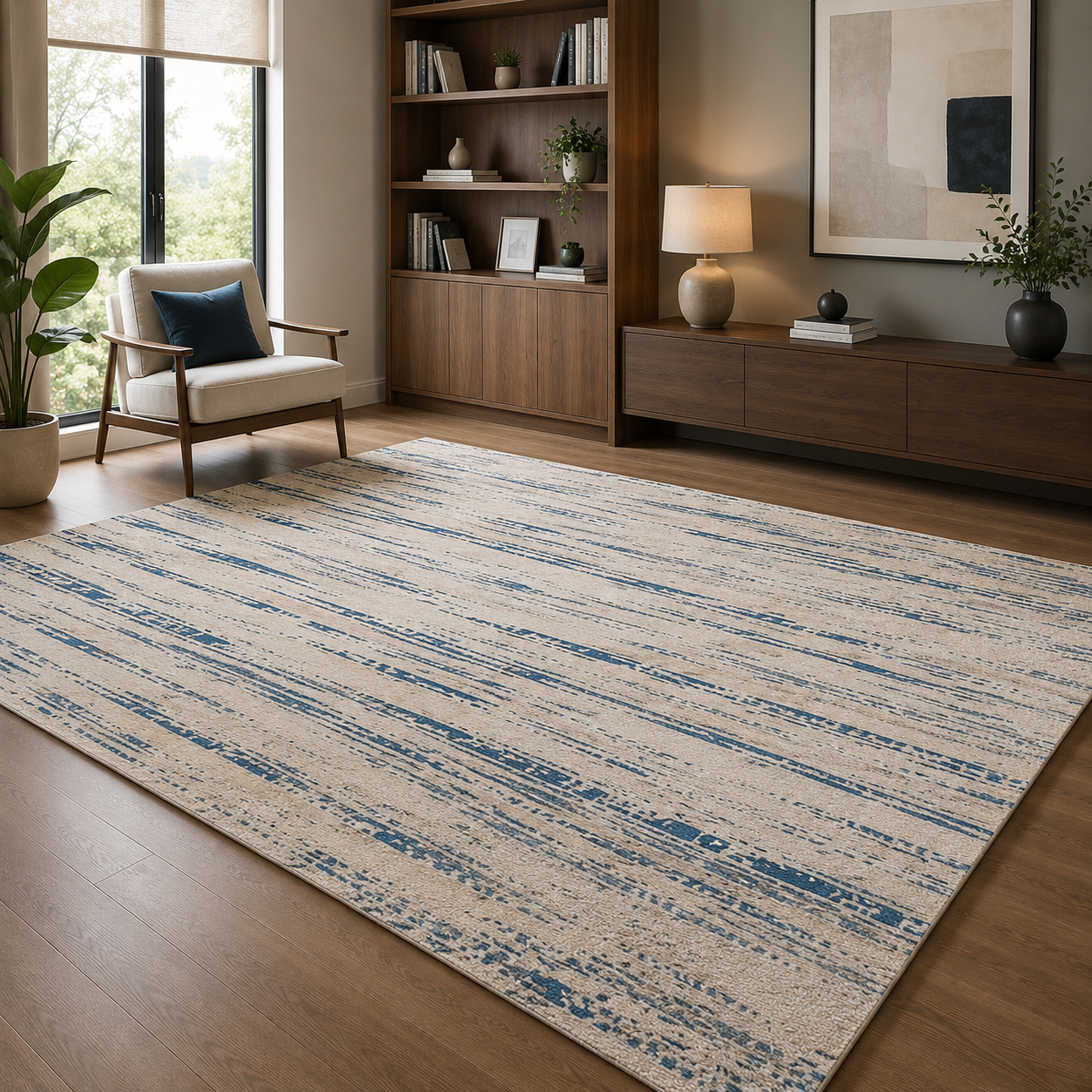 Royal Grid Modern Area Carpet