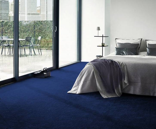 Peri Plus Blue Wall To Wall Carpet