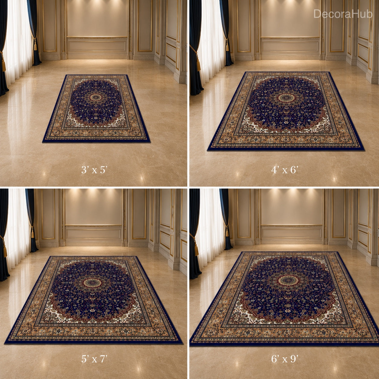 Blue Dynasty Carpet