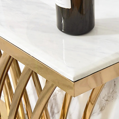 Alex Golden Decorative Console Table