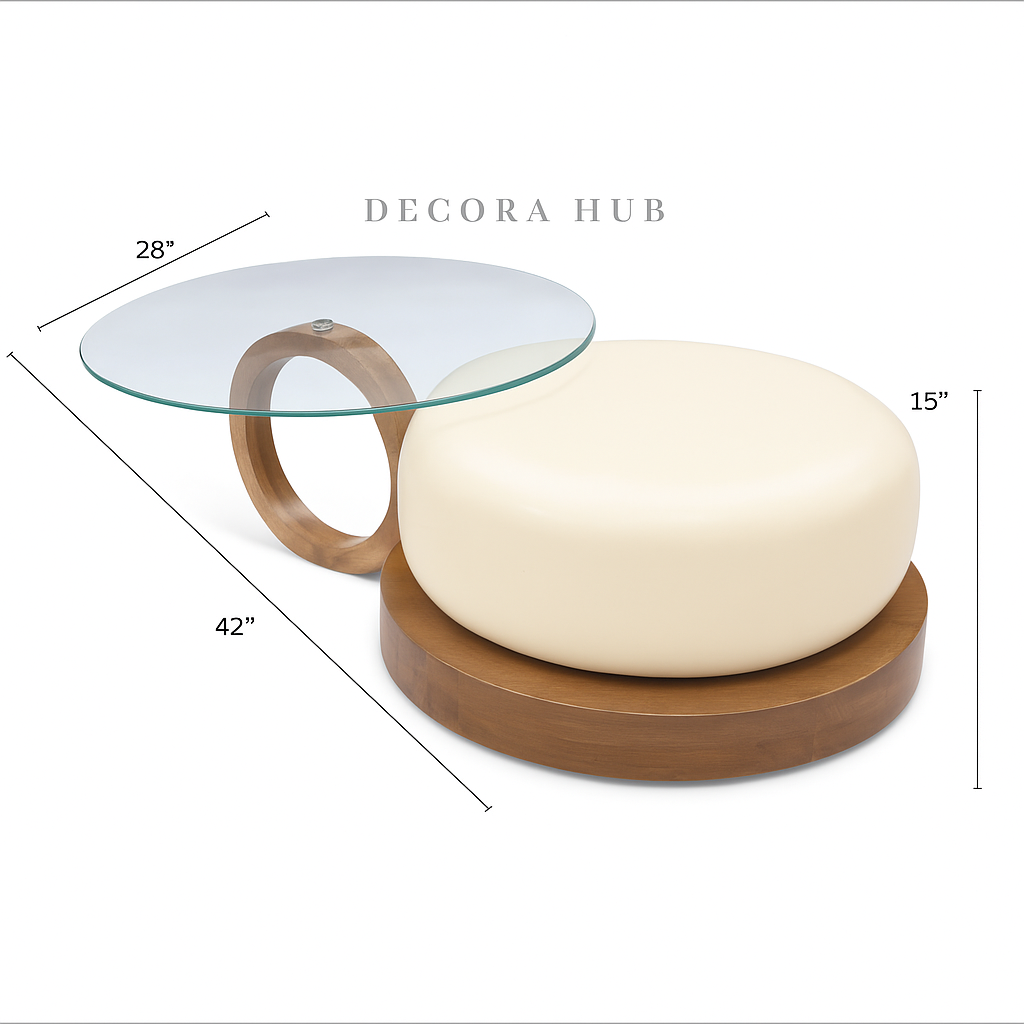 Walnut Haven Wooden Centre Table