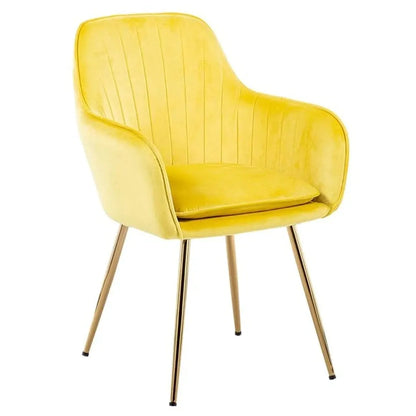 Luxury Yellow Lounge Chair