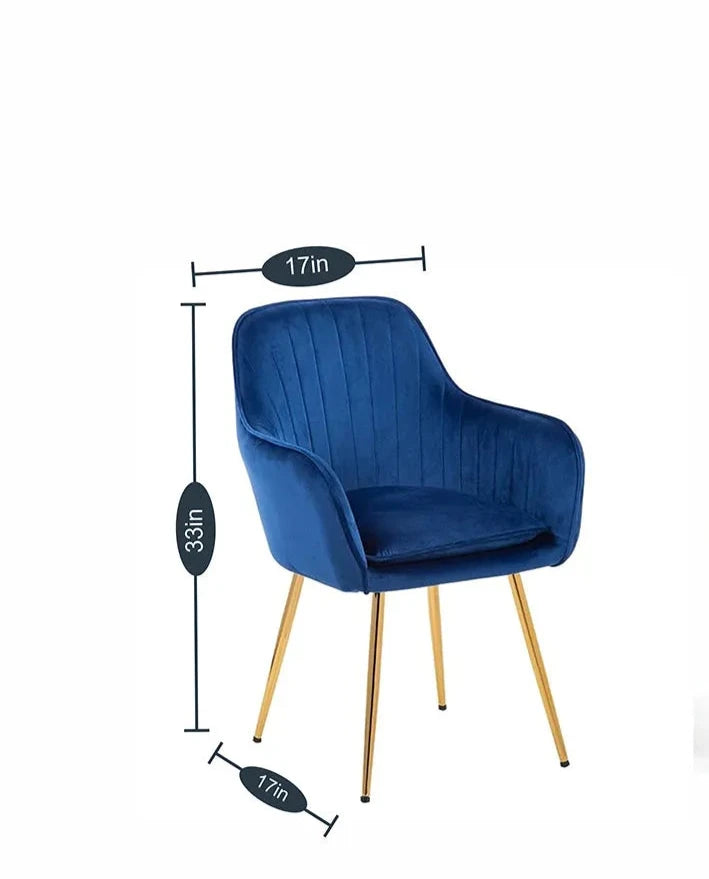 Luxury Royal Blue Lounge Chair