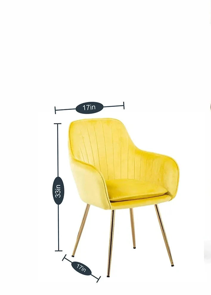 Luxury Yellow Lounge Chair