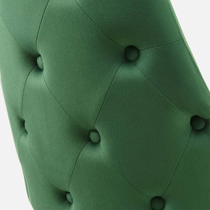 Stylish Green Velvet Accent Chair