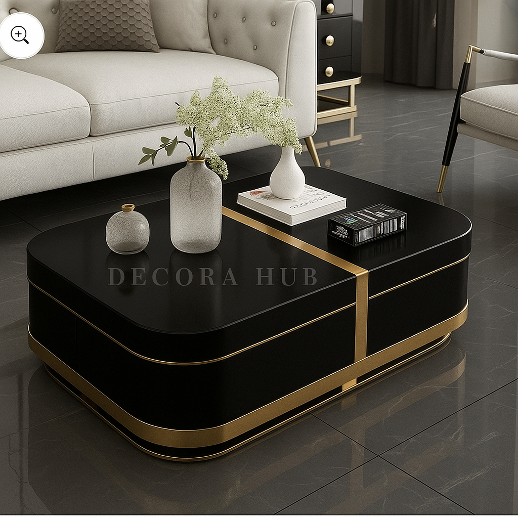 Nordic Black Coffee Table