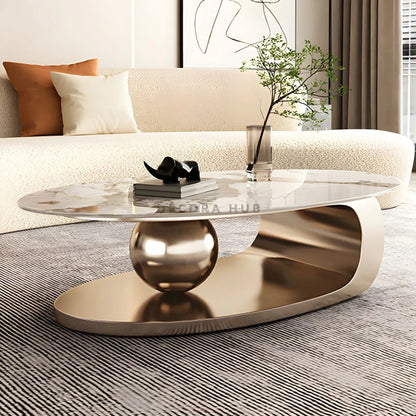 Copper Gold Luxurious Centre Table