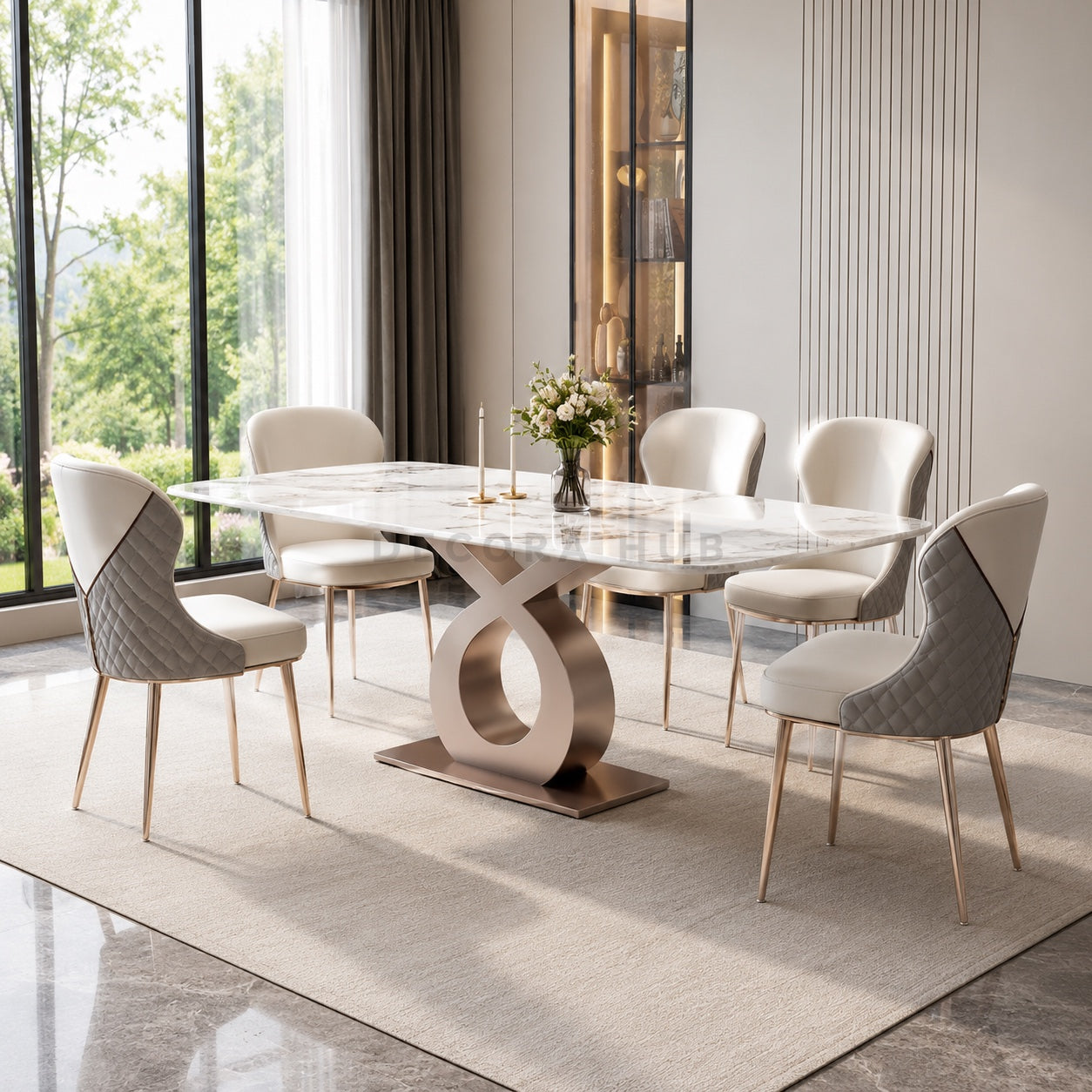 Rose Aura Dining Table