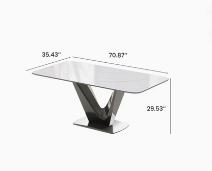 The-V Modern Dining Table