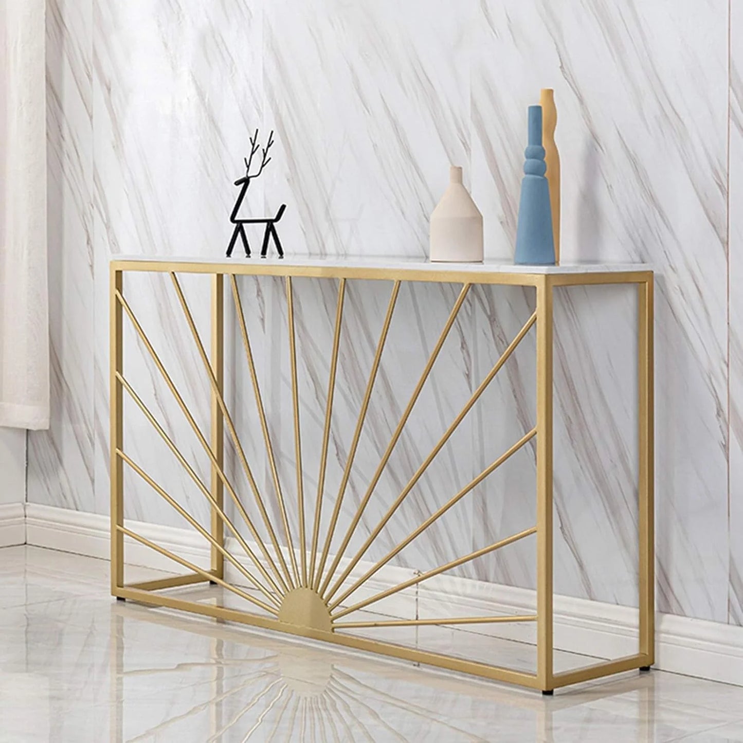 Designer Sunburst Console Table - image 2