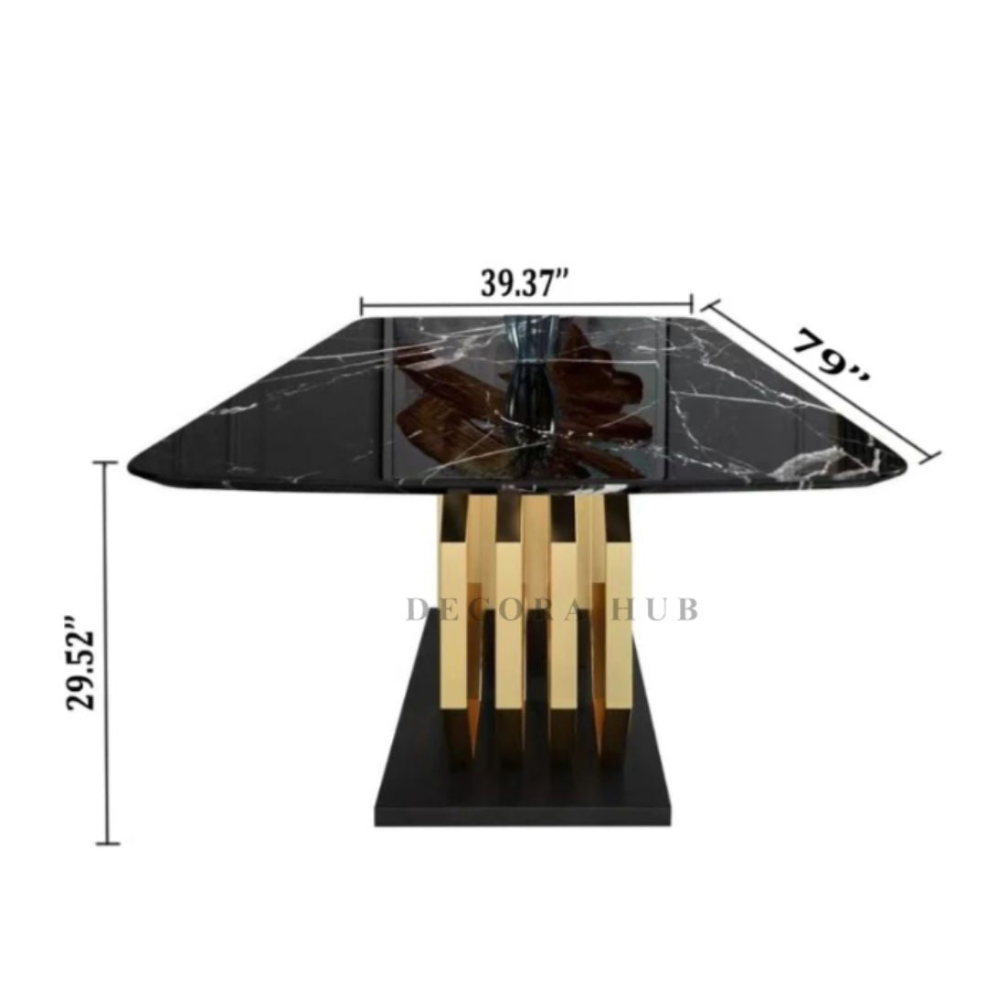 Designer Composite Marble Top Dining Table