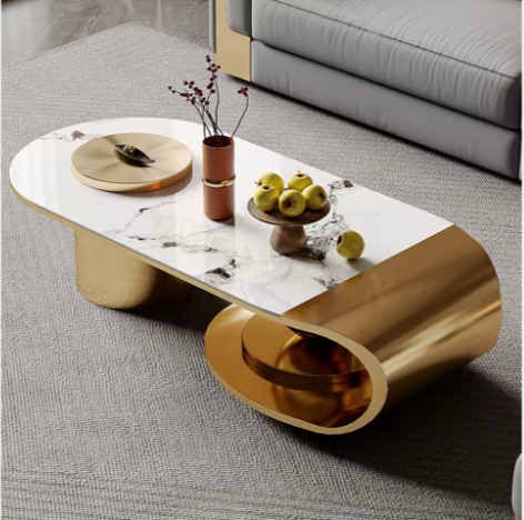 Designer Marble Coffee Table for Living Room