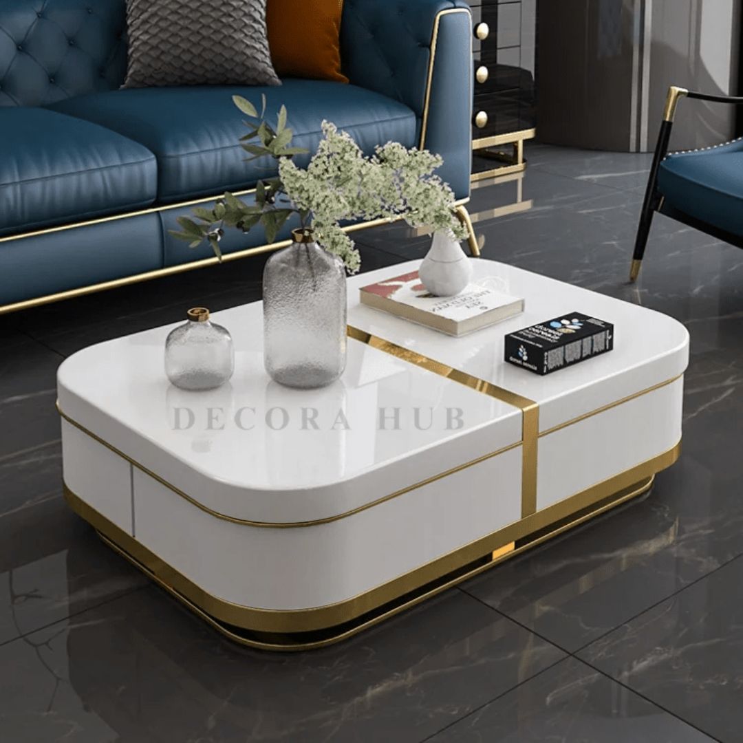 Designer Square Nesting Center Table for Living Room