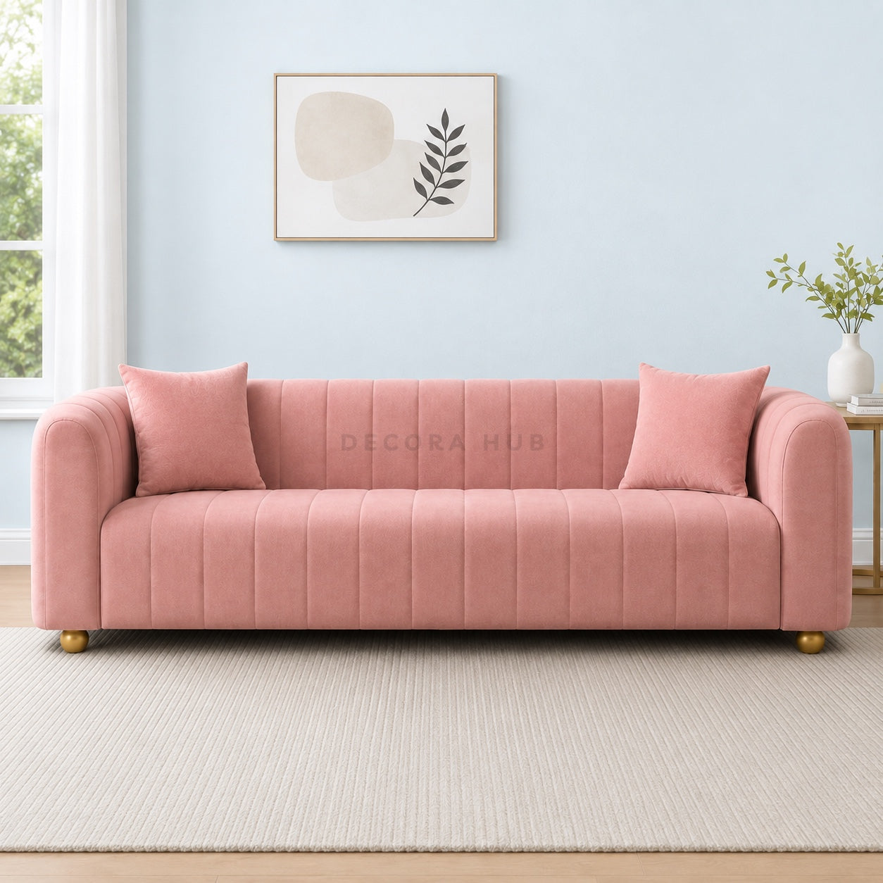 Blush Cloud 3 Seater Sofa