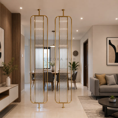 Elegant Metal Partition For Living Room