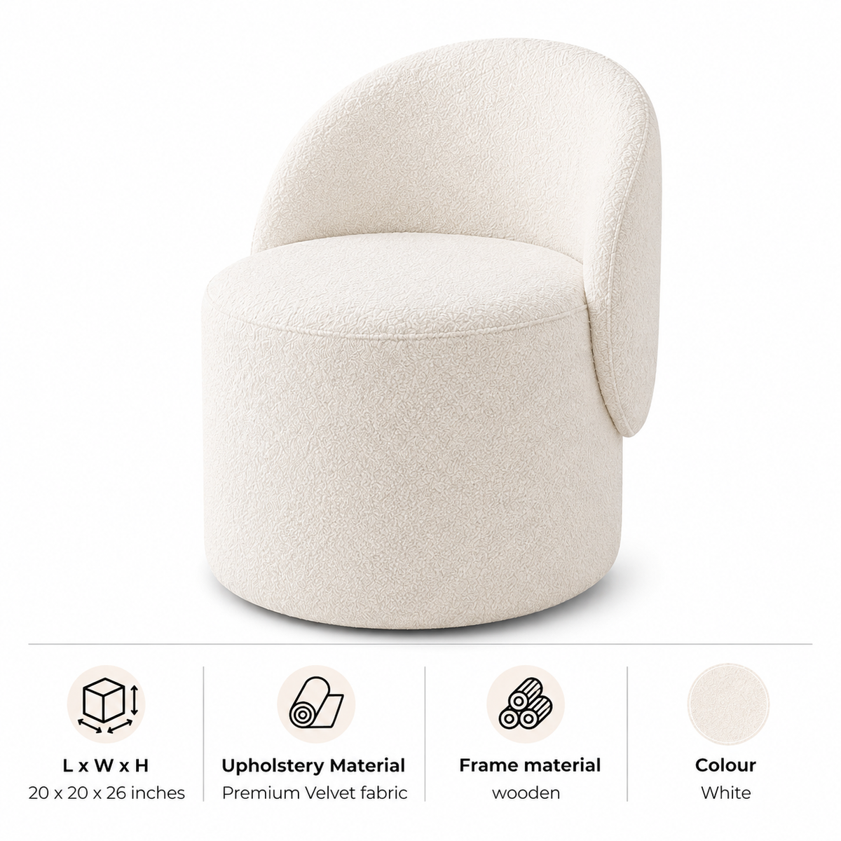 Pearl Nest Ottoman