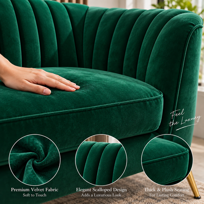 Regal Emerald Sofa