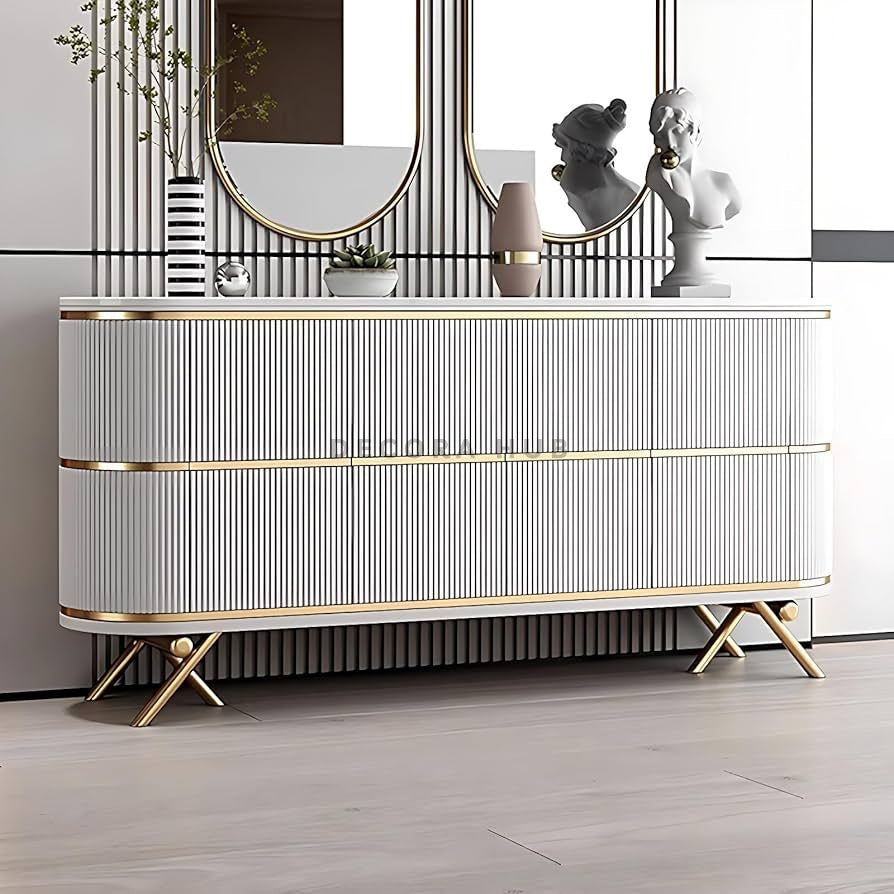 Echo Modern White Console Table - image 2