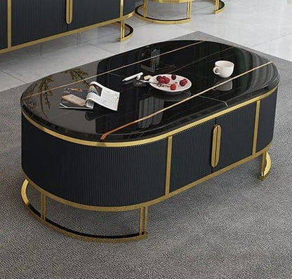 Elegant Ultra Luxury Centre Table – marble top centre table by DecoraHub
