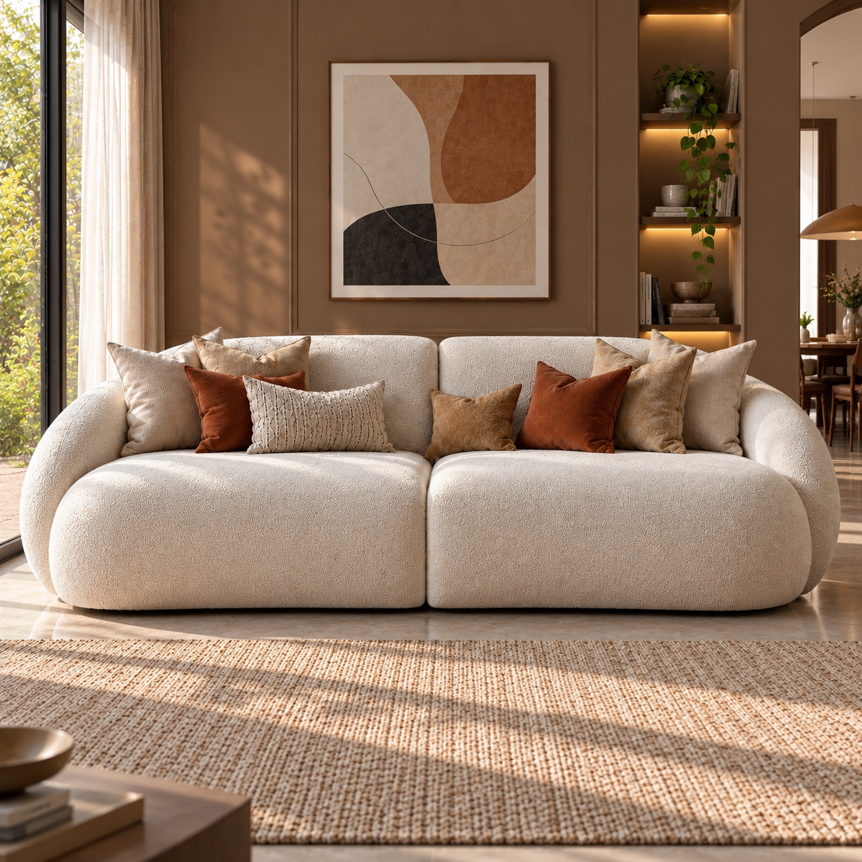 Serene Curve Sofa