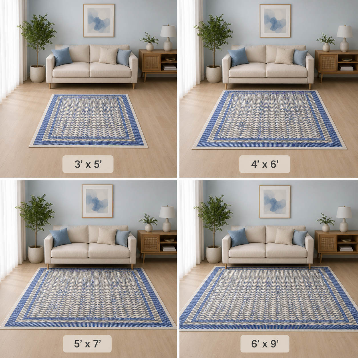 Azure Frame Designer Carpet