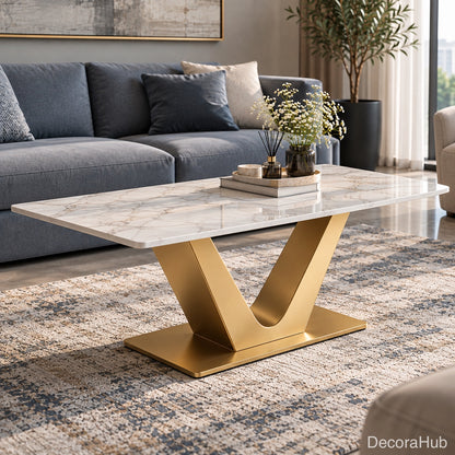 Modern V Rectangular Centre Table