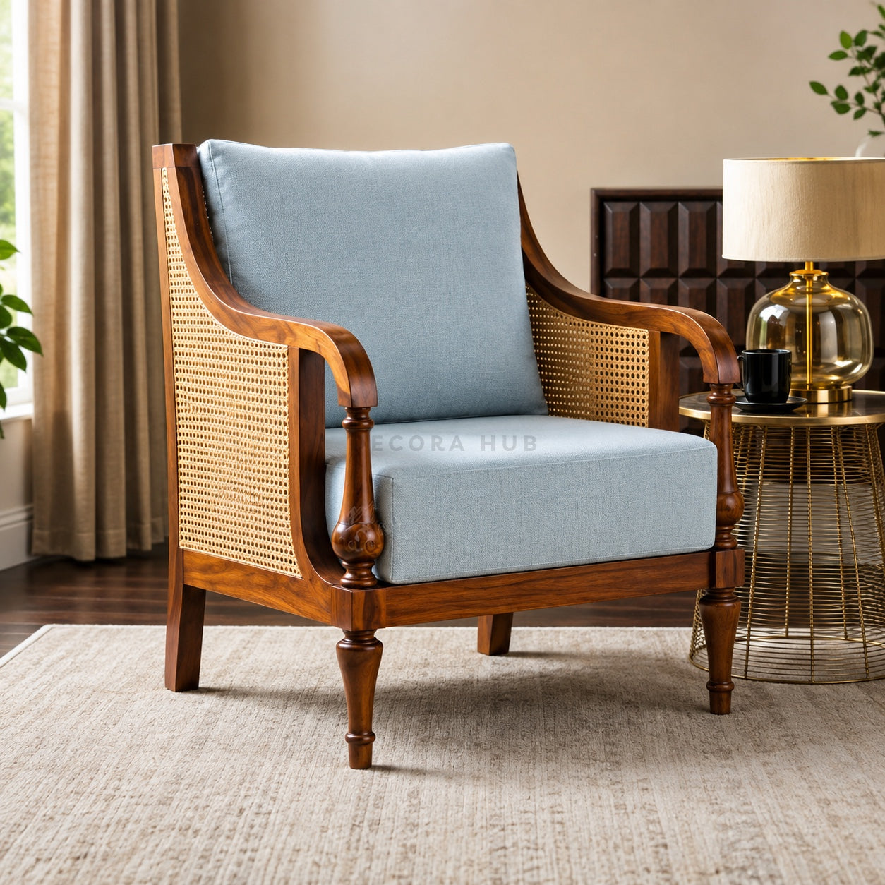 Rattan Single Seater Sofa