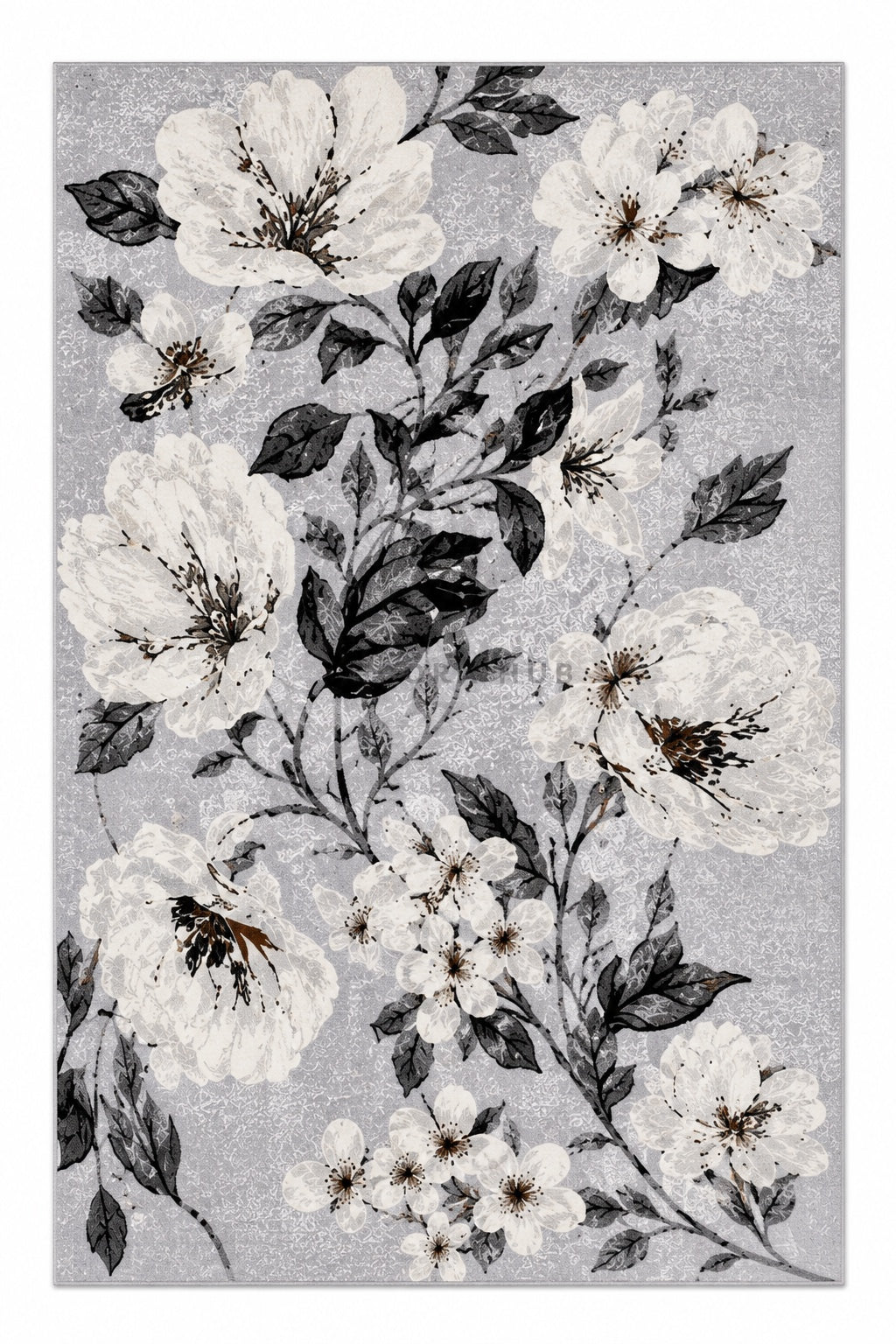 Floral Loom Living Room Carpet